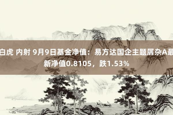 白虎 内射 9月9日基金净值：易方达国企主题羼杂A最新净值0.8105，跌1.53%
