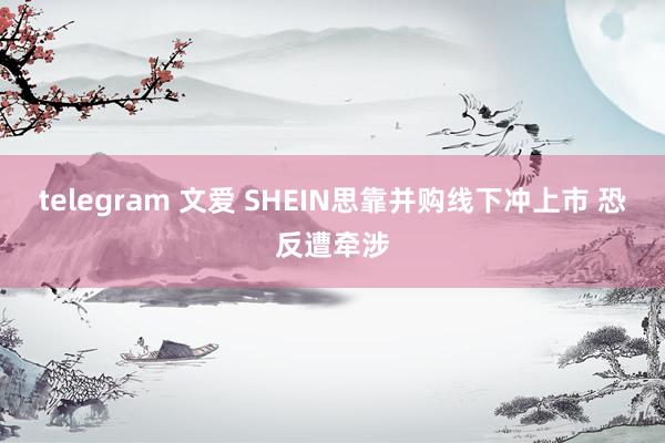 telegram 文爱 SHEIN思靠并购线下冲上市 恐反遭牵涉
