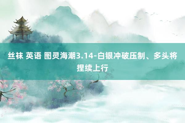 丝袜 英语 图灵海潮3.14-白银冲破压制、多头将捏续上行
