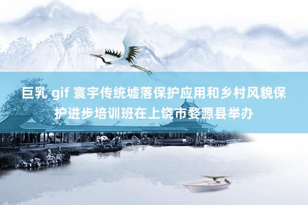 巨乳 gif 寰宇传统墟落保护应用和乡村风貌保护进步培训班在上饶市婺源县举办